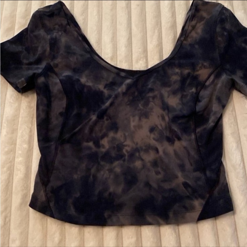Lululemon Align tie dye cropped top size 6